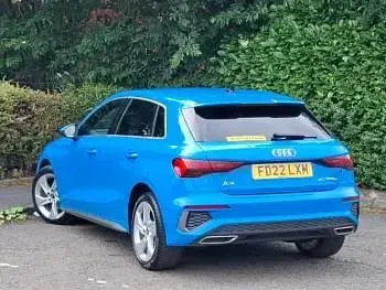 Used Audi A3 e-tron S-Line 204 HP (150 kW) 2022 Blue Hatchback