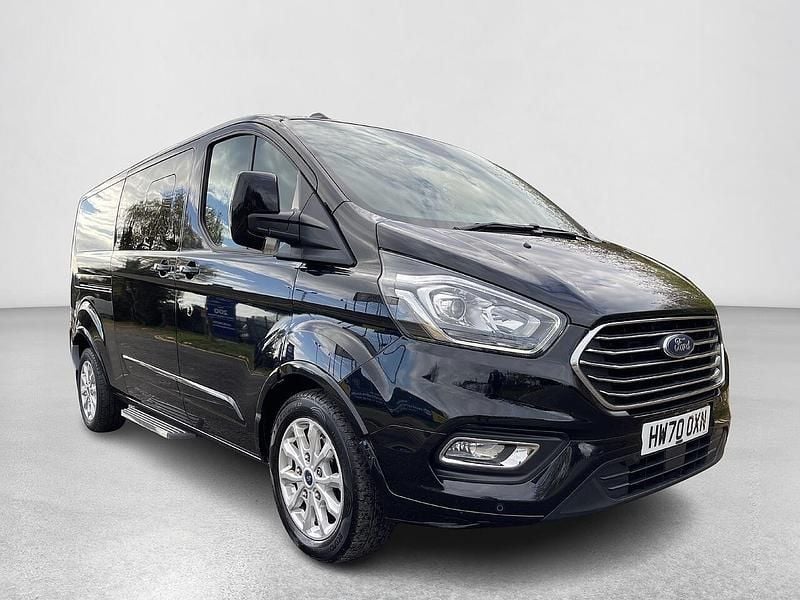 Black Used 2020 Ford Tourneo Custom Titanium Van | £19,990 (Good price) - Image 1/4