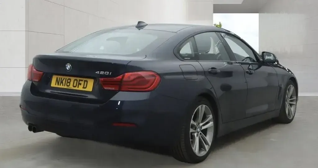 Używany BMW 420 Sport Line 2018 Niebieski Coupe