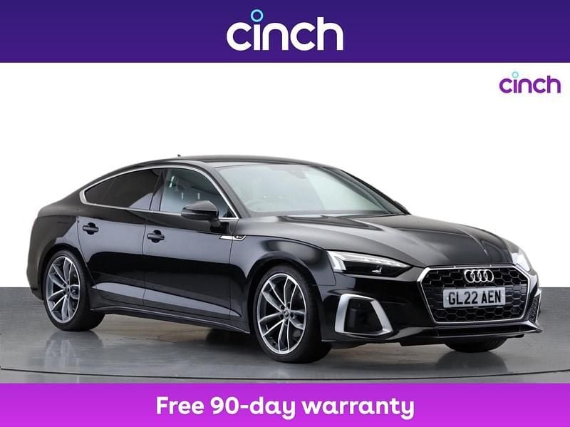 Black Used 2022 Audi A5 S-Line Coupe | £23,399 (Good price) - Image 1/3