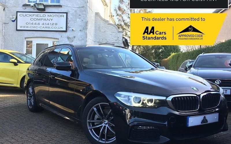 Used BMW 520 M Sport 190 HP (139 kW) 2019 Black Estate