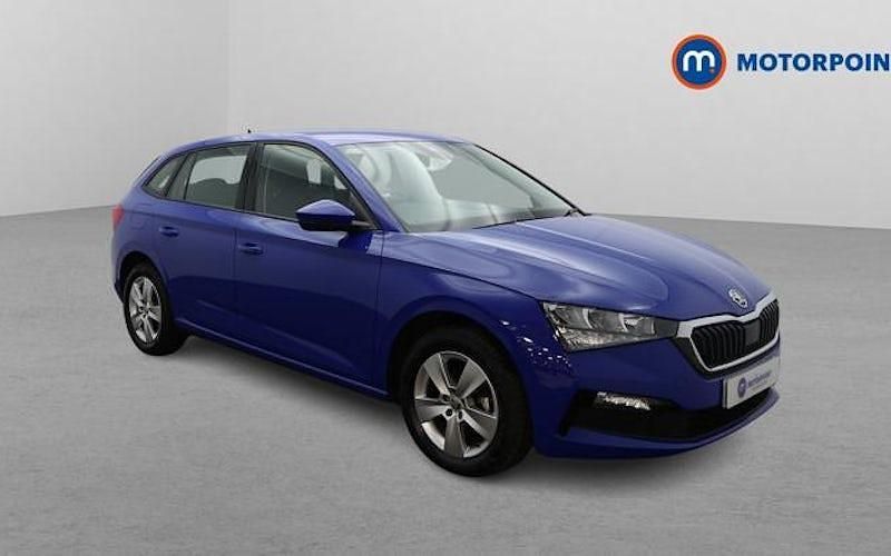 Used Skoda Scala SE 95 HP (69 kW) 2023 Blue Hatchback
