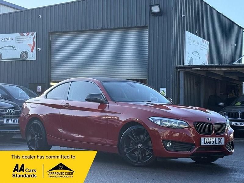 Used BMW 220 Luxury Line 190 HP (139 kW) 2015 Red Coupe