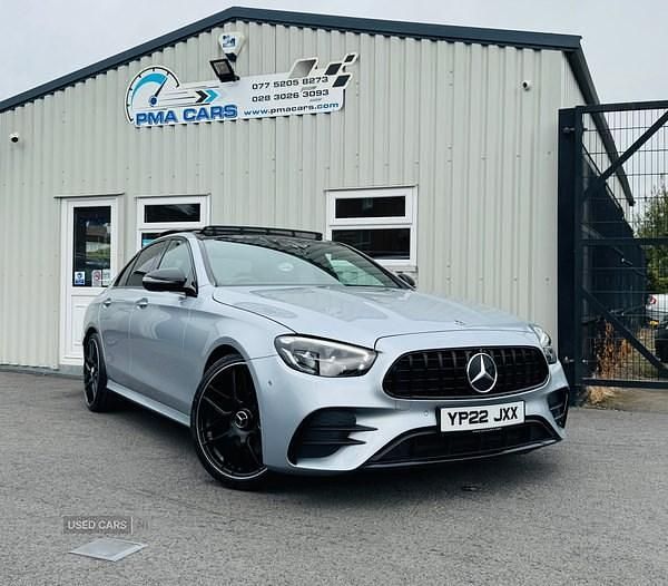 Silver Used 2022 Mercedes E200 AMG line Sedan | £34,500 - Image 1/4