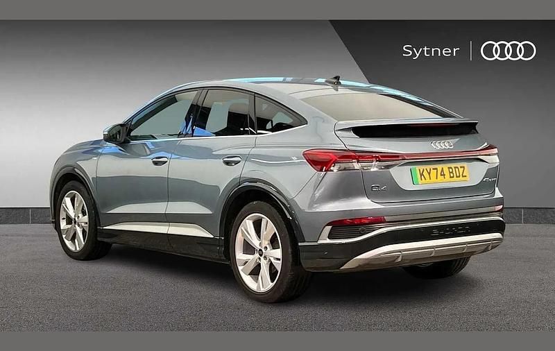 Used Audi Q4 Sportback e-tron S-Line 206 kW (281 HP) 2024 Blue SUV
