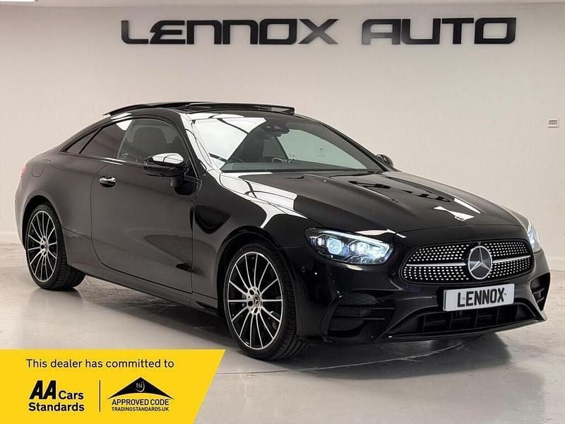 Black Used 2021 Mercedes E300 AMG line Coupe | £34,690 (Expensive) - Image 1/4