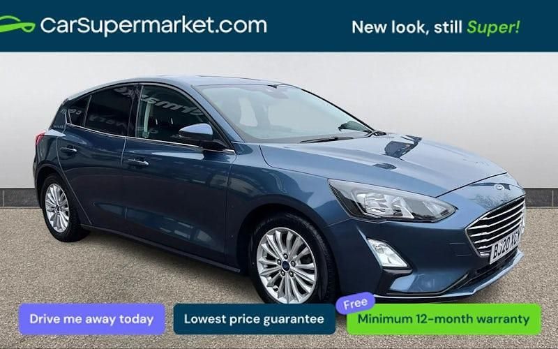 Used Ford Focus Titanium 120 HP (88 kW) 2020 Blue Hatchback