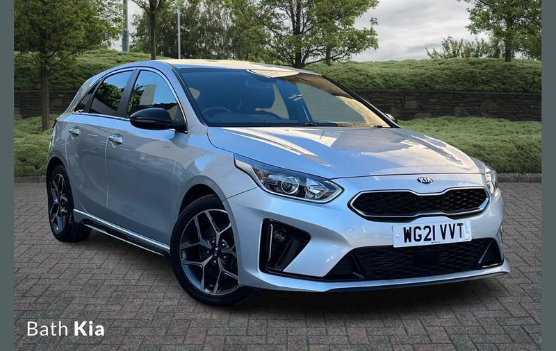 Silver Used 2021 Kia Ceed GT-Line Hatchback | £17,091 (Fair price) - Image 1/4