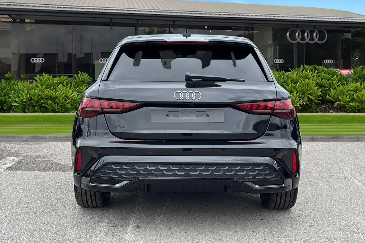 New Audi A3 Sportback S-Line 2026 Black Hatchback