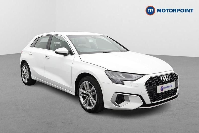White Used 2021 Audi A3 Sport Hatchback | £16,949 (Good price) - Image 1/4