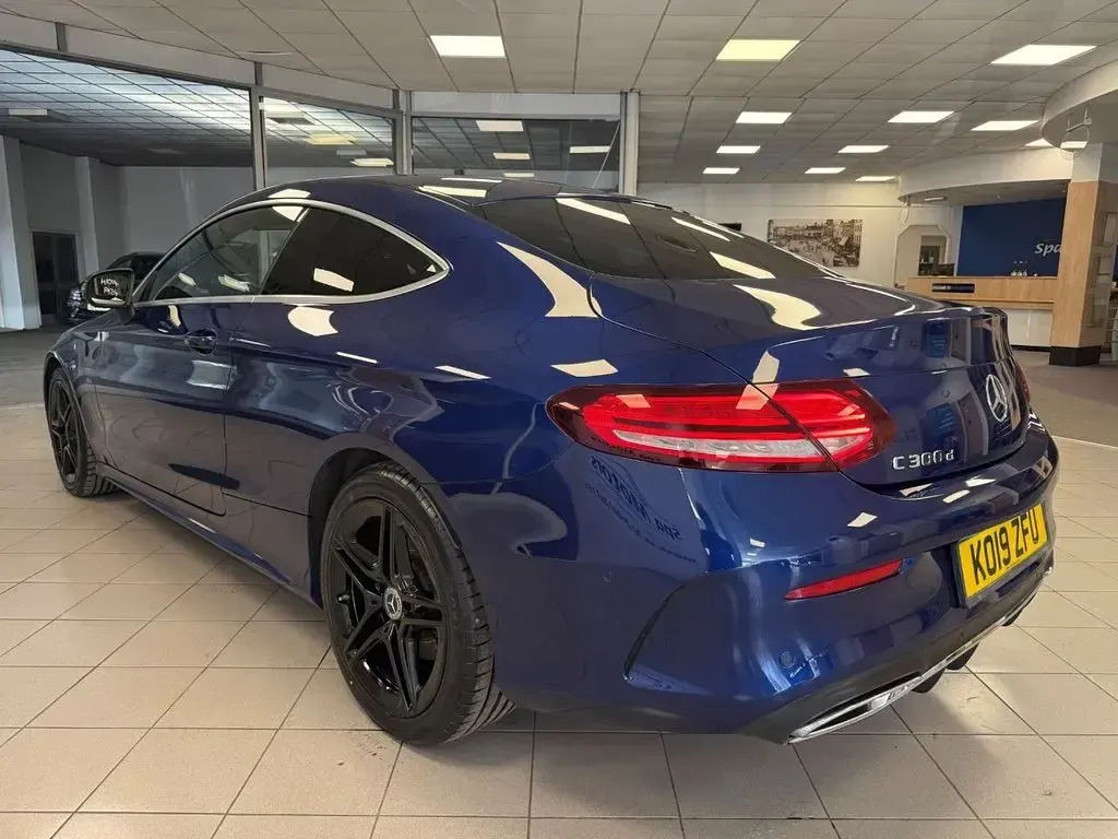Used Mercedes C300 AMG Line Premium 2019 Blue Coupe