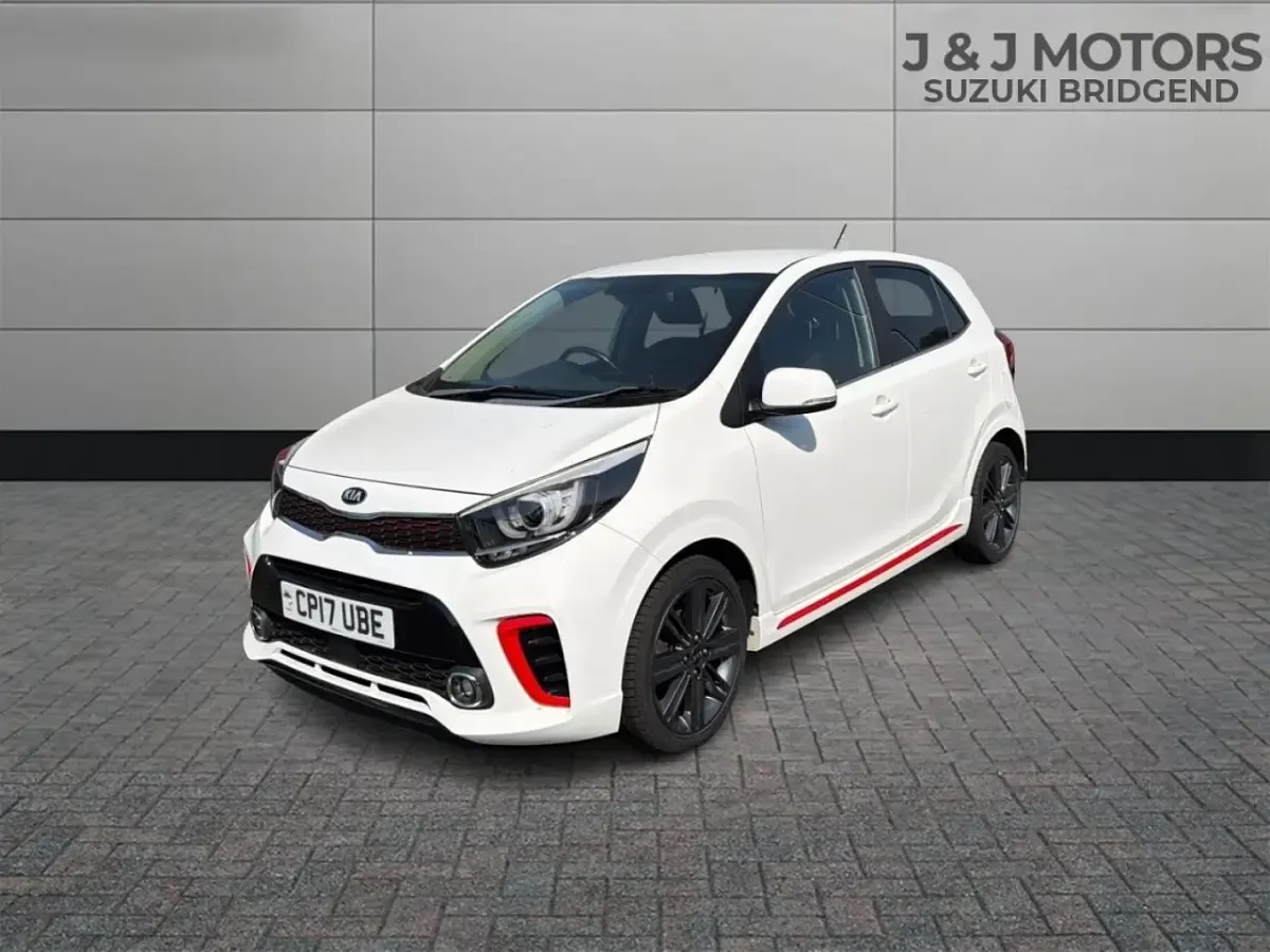 Used Kia Picanto GT-Line 83 HP (61 kW) 2017 White Hatchback