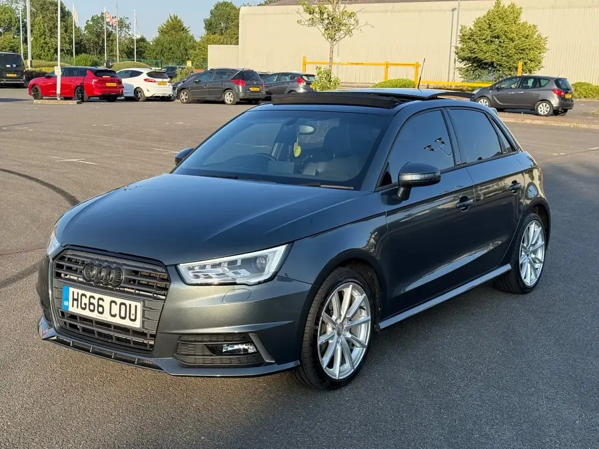 Used Audi A1 S-Line 116 HP (85 kW) 2016 Grey Hatchback