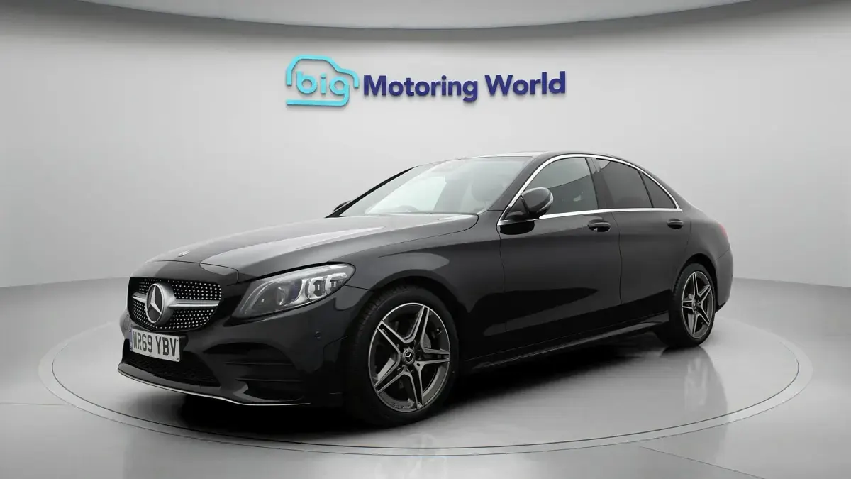 Used Mercedes C200 AMG line 160 HP (117 kW) 2020 Black Sedan
