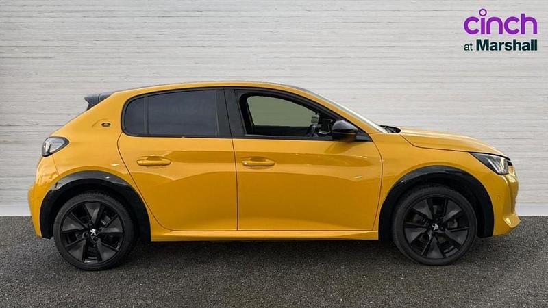Used Peugeot e-208 GTi 100 kW (136 HP) 2021 Yellow Hatchback