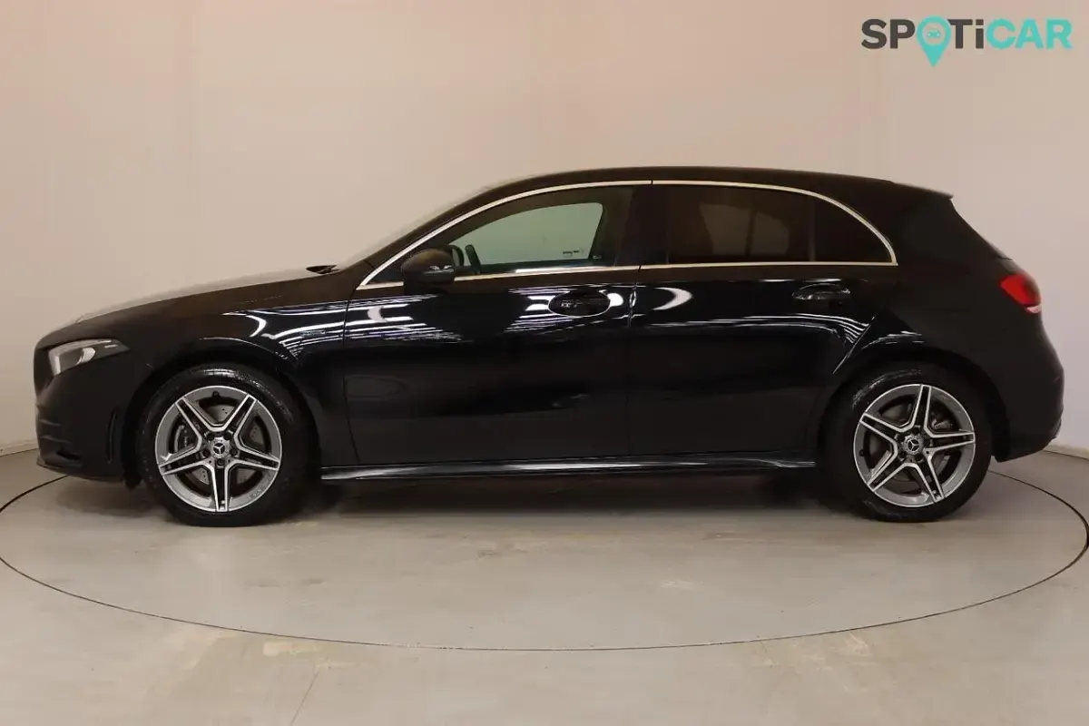 Used Mercedes A250 AMG line 215 HP (158 kW) 2021 Black Hatchback