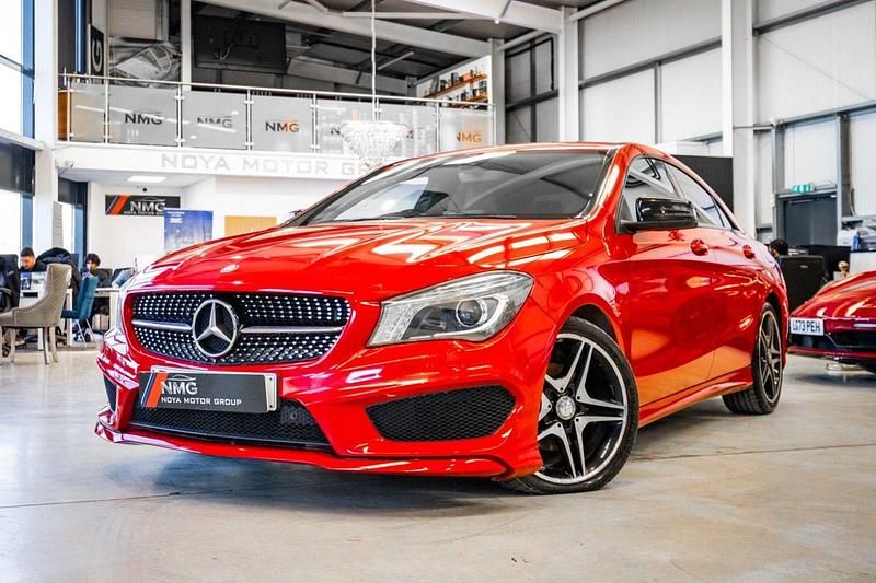 Used Mercedes CLA180 AMG 122 HP (89 kW) 2015 Red Sedan