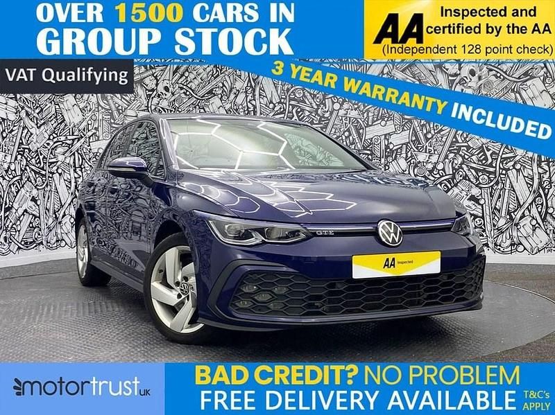 Used VW Golf VII GTE 2021 Blue Hatchback