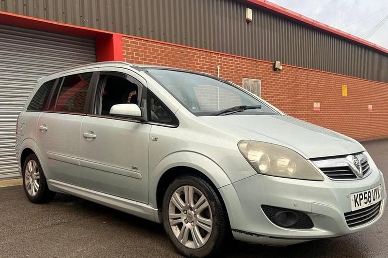 Used Vauxhall Zafira SRi 150 HP (110 kW) 2009 Green MPV