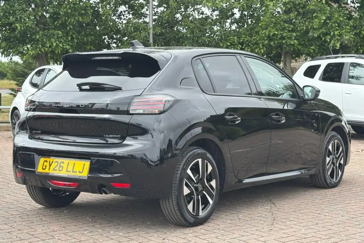 New Peugeot 208 Allure 99 HP (72 kW) 2026 Black Hatchback