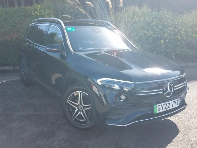 Black Used 2022 Mercedes EQB350 AMG line SUV | £27,698 (Fair price) - Image 1/4