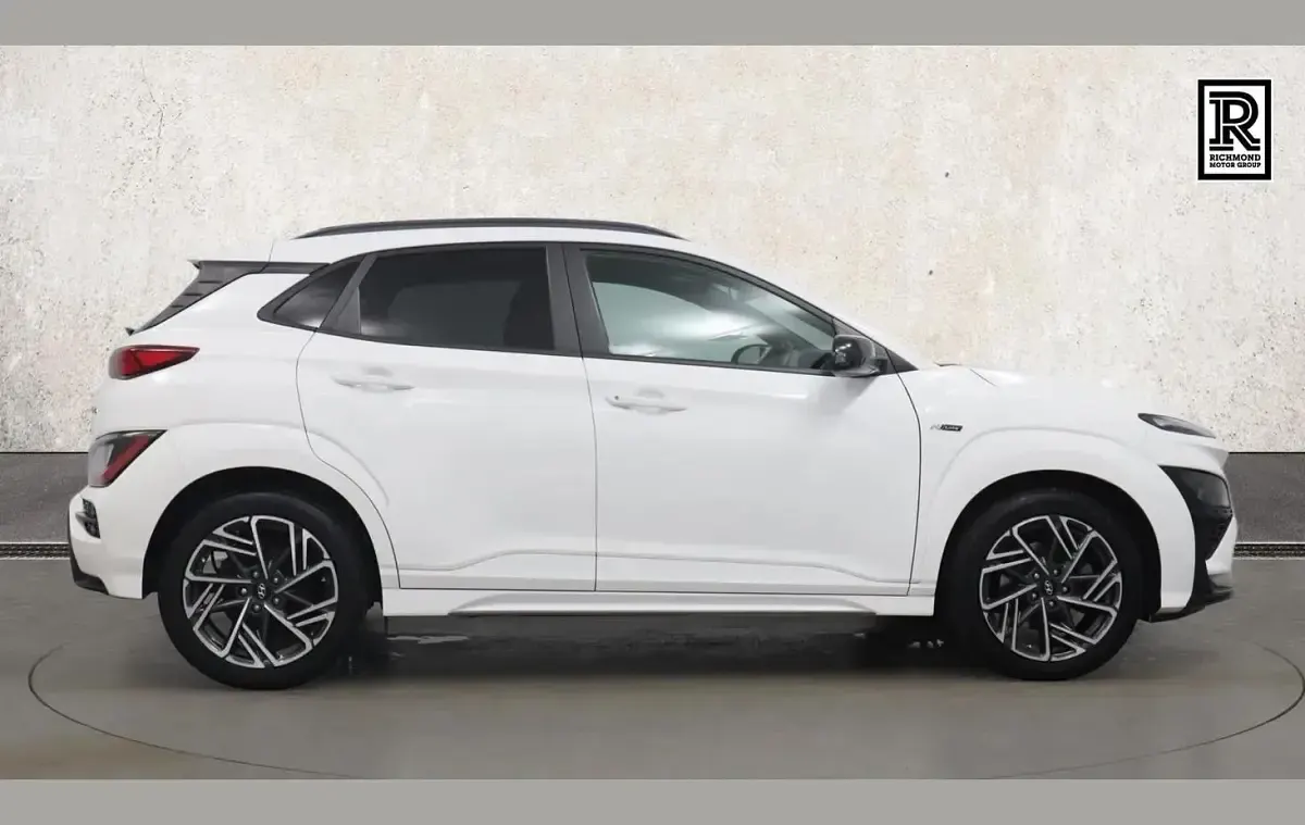 Used Hyundai Kona N Line 117 HP (86 kW) 2021 White SUV