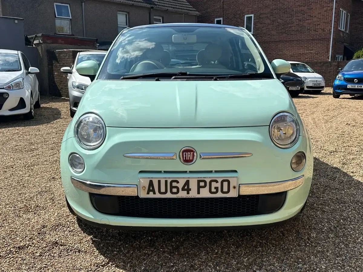 Used Fiat 500 Lounge 69 HP (50 kW) 2014 Green Hatchback