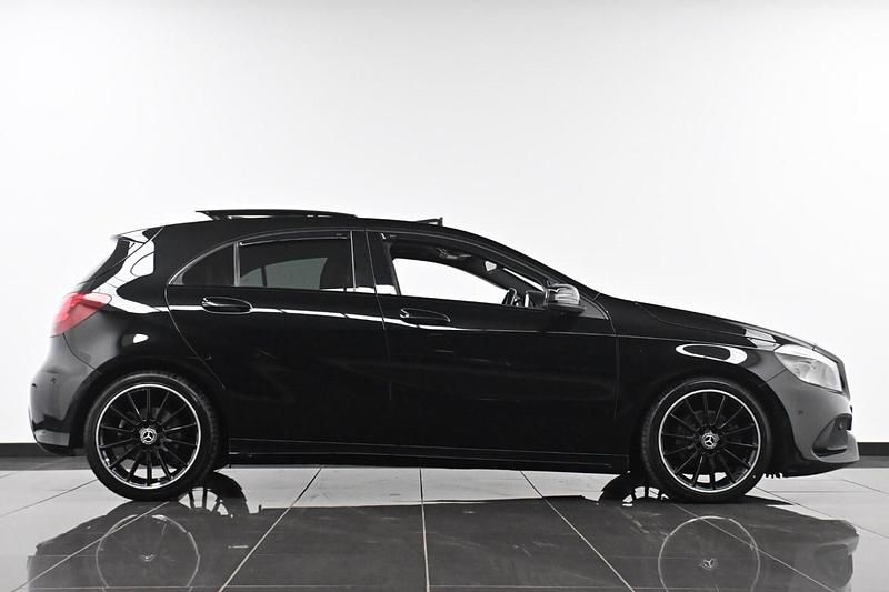 Used Mercedes A200 AMG line 156 HP (114 kW) 2017 Black Hatchback