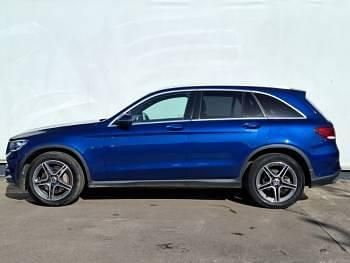 Used Mercedes GLC300 AMG line 258 HP (189 kW) 2019 Blue SUV
