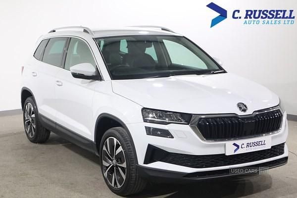 Used Skoda Karoq SE L 150 HP (110 kW) 2023 White SUV