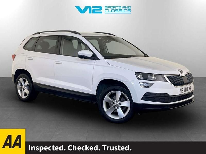 White Used 2020 Skoda Karoq SE SUV | £8,395 (Good price) - Image 1/2