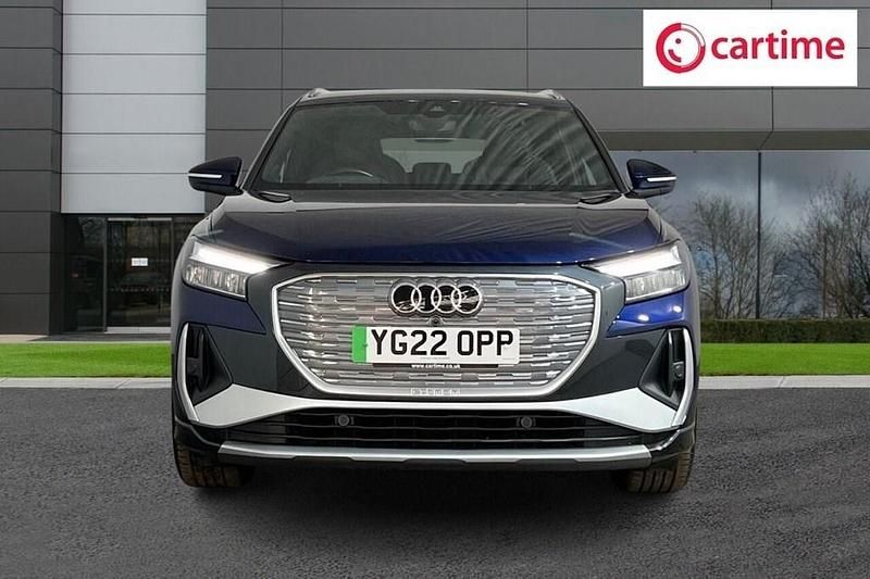 Second-hand Audi Q4 e-tron S-Line 125 kW (170 CP) 2022 Albastru SUV