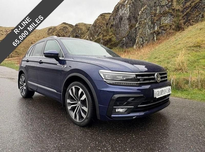 Used VW Tiguan R-line 150 HP (110 kW) 2017 Blue SUV