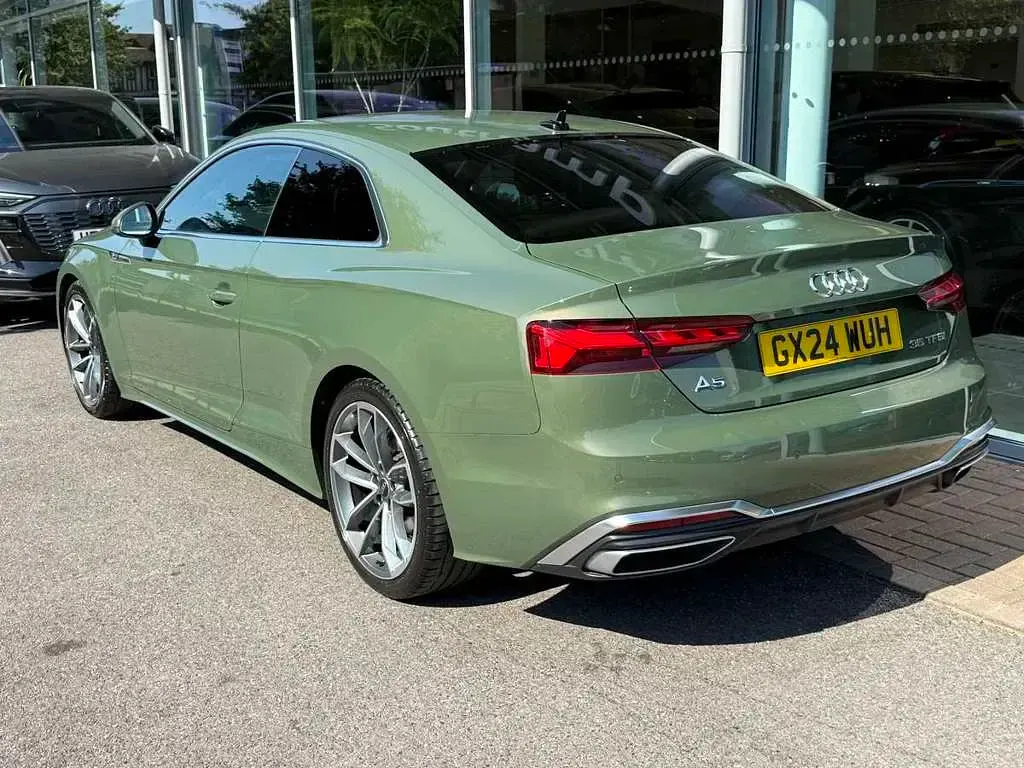 Used Audi A5 S-Line 147 HP (108 kW) 2024 Green Coupe