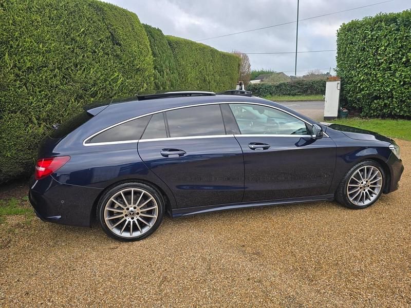Used Mercedes CLA180 AMG line 2019 Blue Sedan