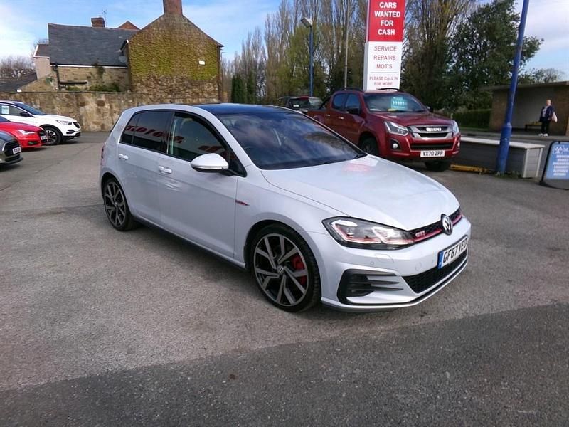 Used VW Golf VII GTI 245 HP (180 kW) 2017 Silver Hatchback