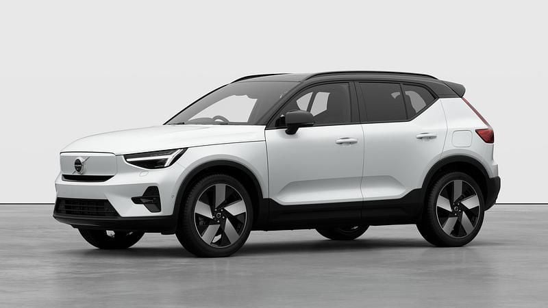 Crystal white New 2025 Volvo EX40 Ultra SUV | £54,360 (Expensive) - Image 1/3