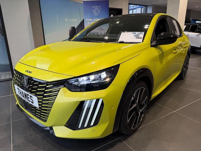 New Peugeot 208 Premium 143 HP (105 kW) 2026 Yellow Hatchback