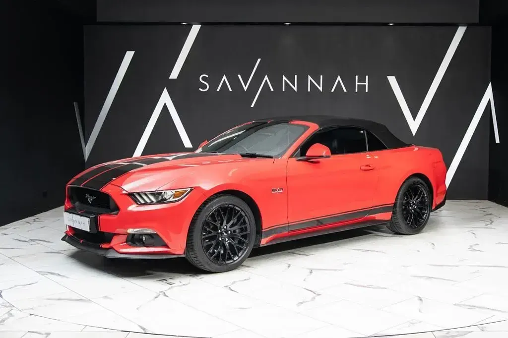 Used Ford Mustang GT Convertible 416 HP (305 kW) 2016 Red Cabriolet