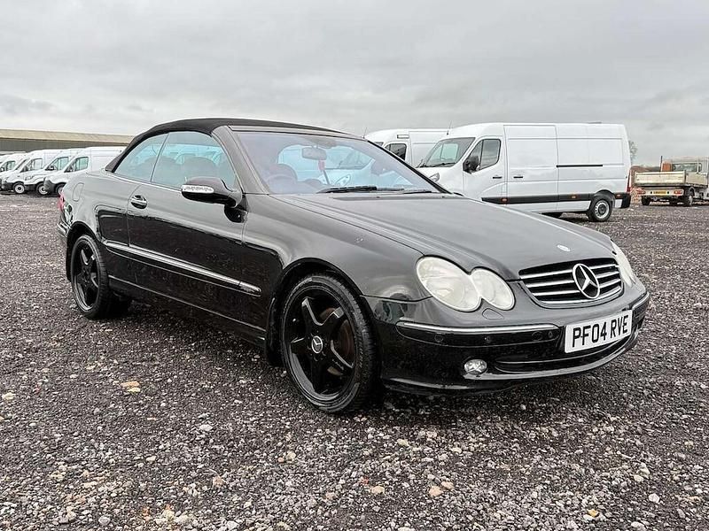 Black Used 2004 Mercedes CLK240 Avantgarde Cabriolet | £5,495 - Image 1/4