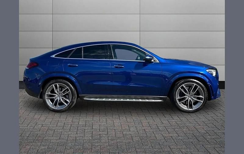 Used Mercedes GLE400 AMG Line Premium Plus 330 HP (242 kW) 2021 Blue Coupe