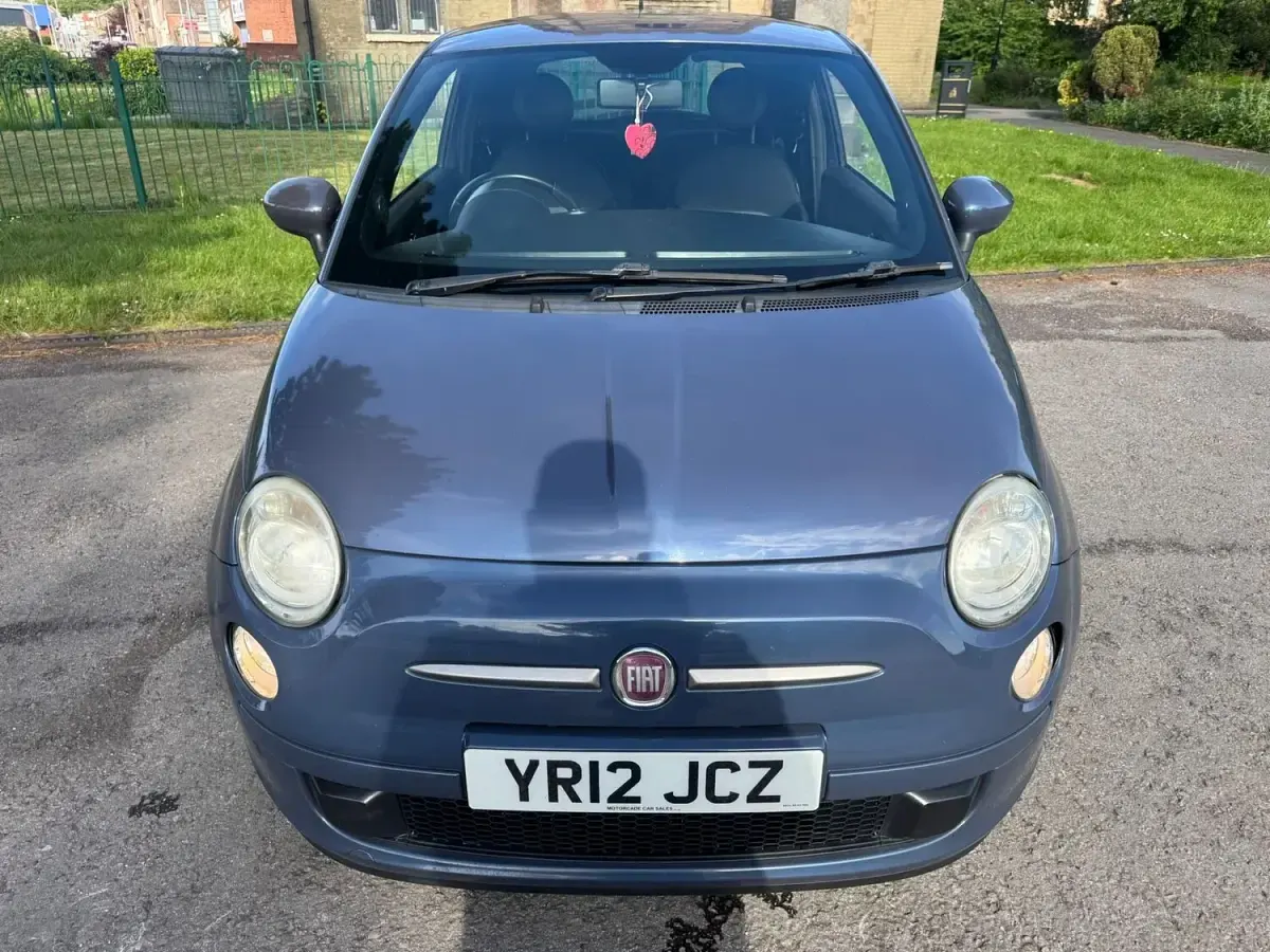 Used Fiat 500 85 HP (62 kW) 2012 Blue Hatchback