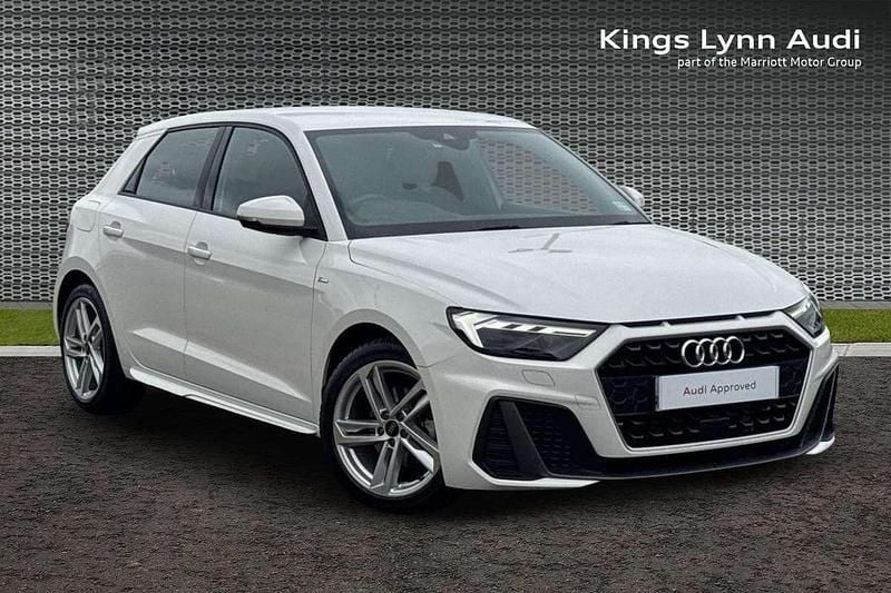 White Used 2023 Audi A1 S-Line Hatchback | £20,412 (Fair price) - Image 1/4