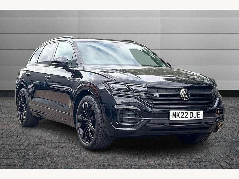 Black Used 2022 VW Touareg Black Edition SUV | £41,495 (Good price) - Image 1/4
