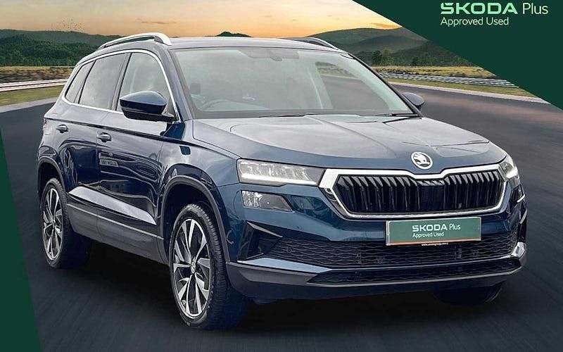 Blue Used 2023 Skoda Karoq SE L SUV | £22,332 (Fair price) - Image 1/4