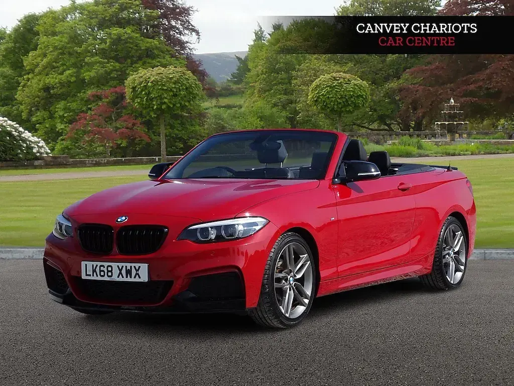 Used BMW 218 M Sport 134 HP (98 kW) 2018 Red Cabriolet