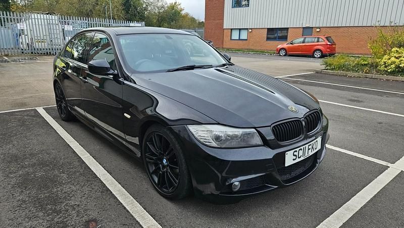 Black Used 2011 BMW 318 Sport Line Sedan | £2,895 (Fair price) - Image 1/4