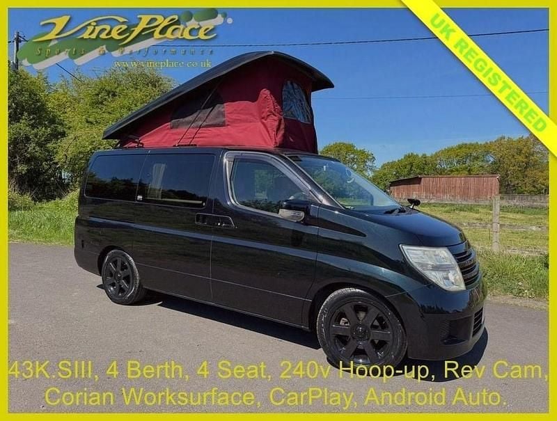 Black Used 2008 Nissan Elgrand MPV | £23,000 - Image 1/3
