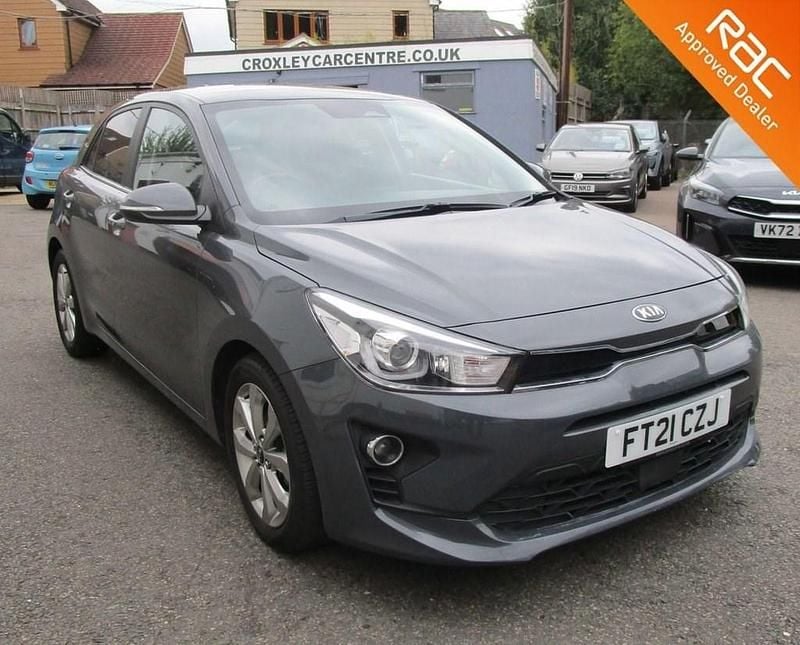 Grey Used 2021 Kia Rio 3 Hatchback | £9,990 (Fair price) - Image 1/4