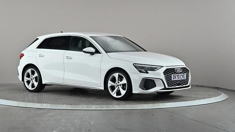 White Used 2020 Audi A3 S-Line Hatchback | £18,298 (A bit pricey) - Image 1/4